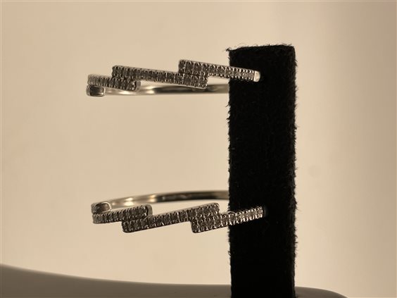 Pendientes Lenval Mujer in Oro blanco 0.60 Ct 111111 - 111111